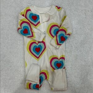 Preemie unisex cotton Monica & Andy for Paris Hilton. Onesie with Rainbow Design